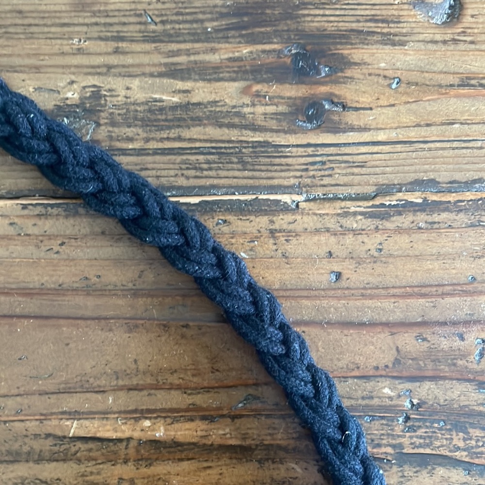 Black Macrame Bag - image 7